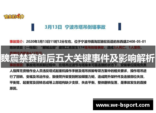 魏震禁赛前后五大关键事件及影响解析